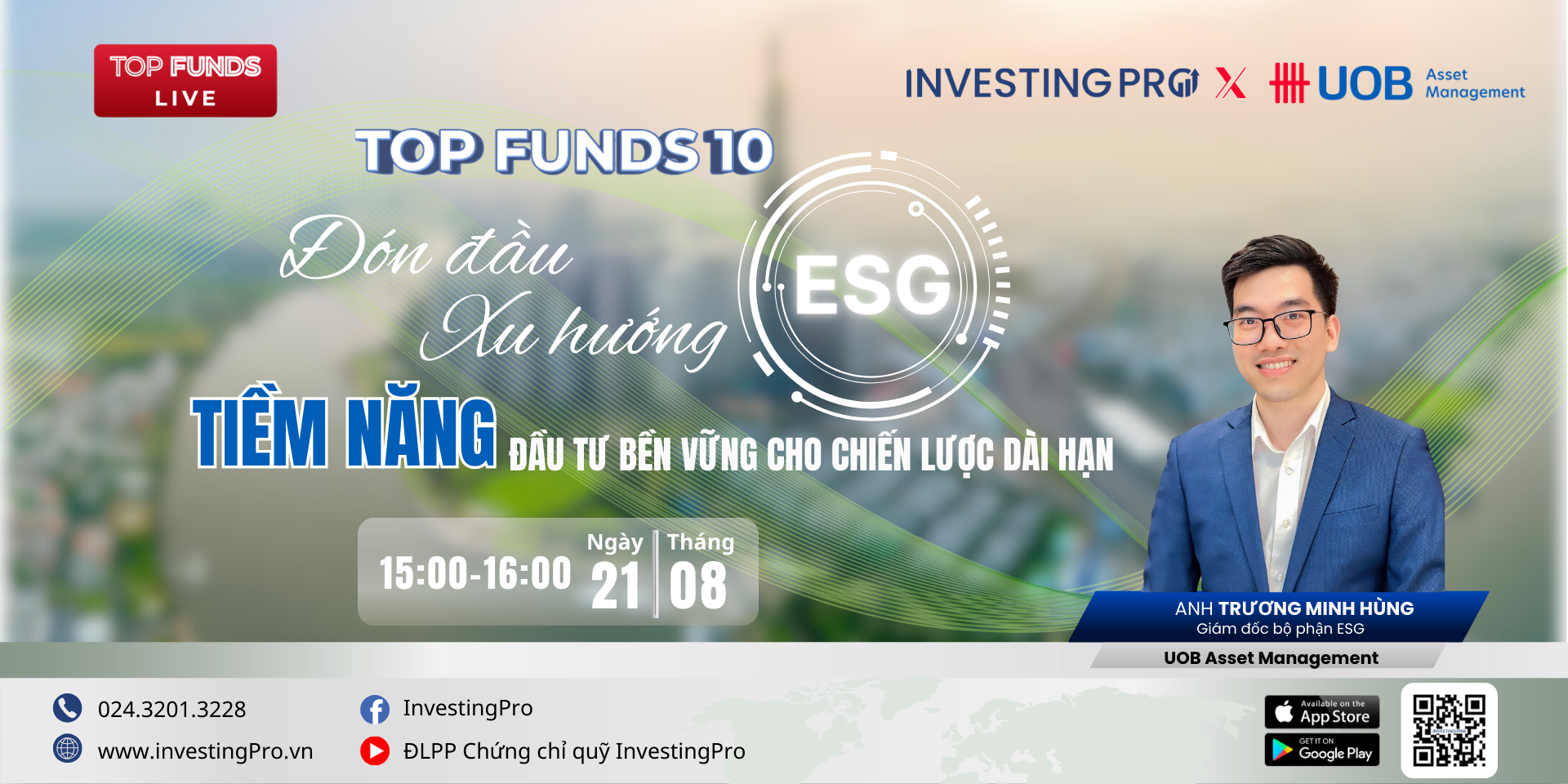 📢 TOPFUNDS 10 – ĐÓN ĐẦU XU HƯỚNG ESG: TIỀM NĂNG ĐẦU TƯ BỀN VỮNG CHO CHIẾN LƯỢC DÀI HẠN